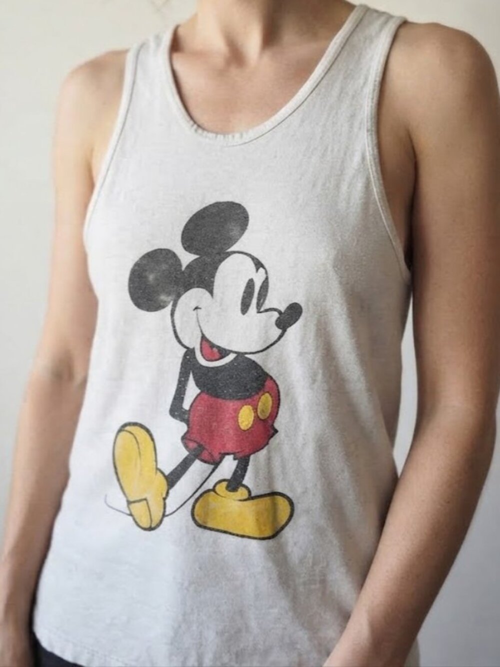 Vintage Mickey Mouse Graphic Tank Top